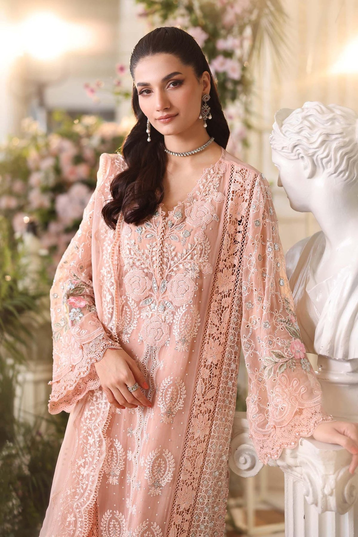 Maria.B Chiffons MPC-26-104-Peach Pink - Eemie's Studio