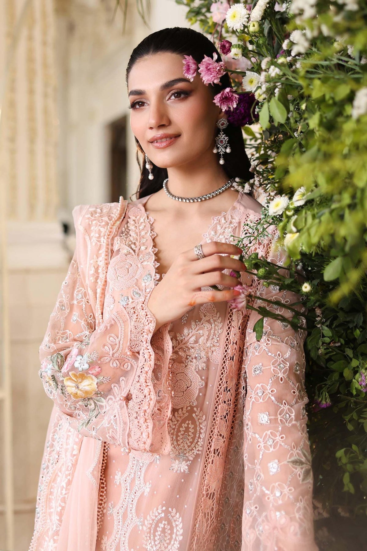 Maria.B Chiffons MPC-26-104-Peach Pink - Eemie's Studio