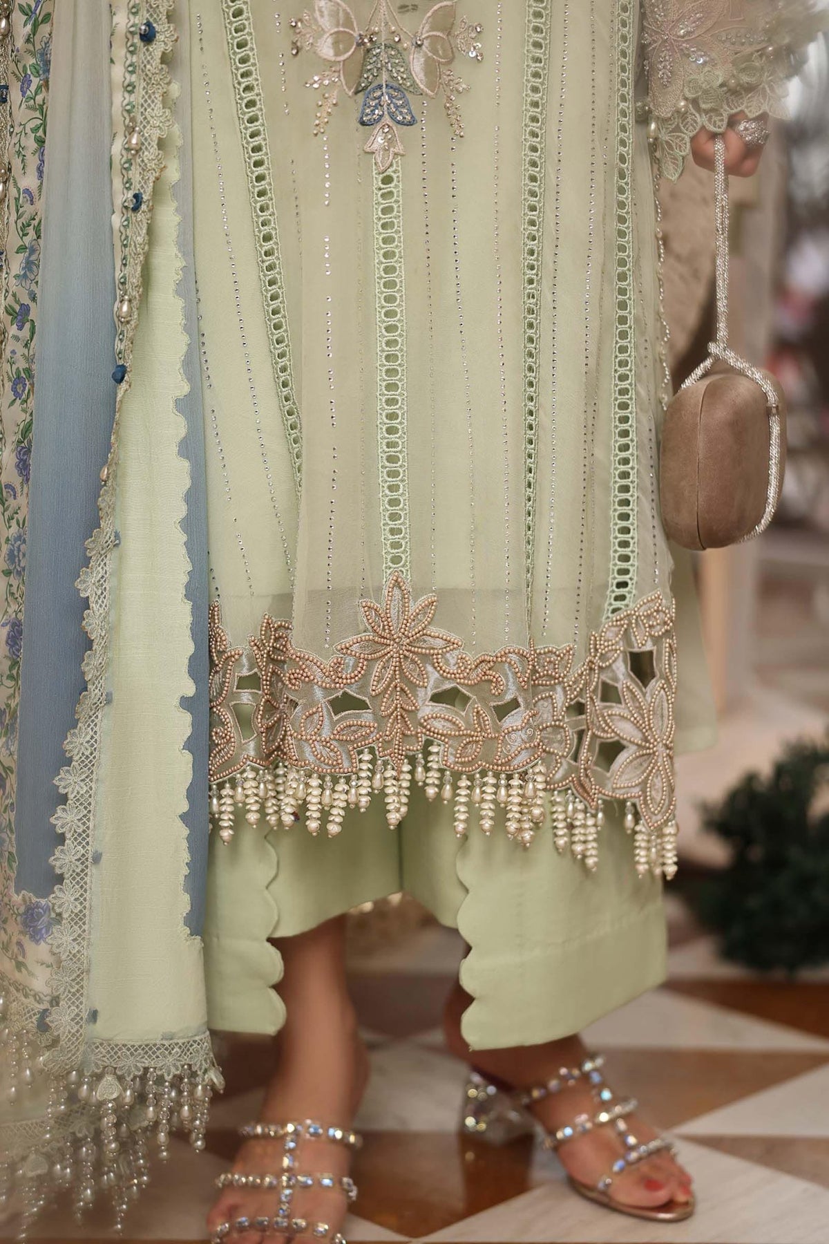 Maria.B Chiffons MPC-26-105-Pistachio Green - Eemie's Studio