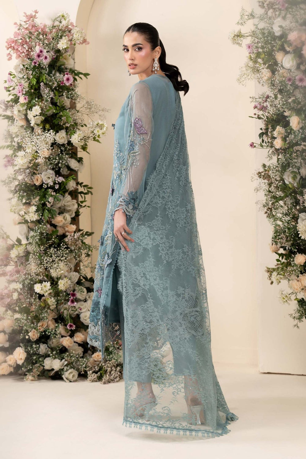 Maria.B Chiffons MPC-26-106-Slate Blue - Eemie's Studio