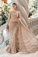 Maria.B - Mbroidered Saree BD-2801 - Eemie's Studio