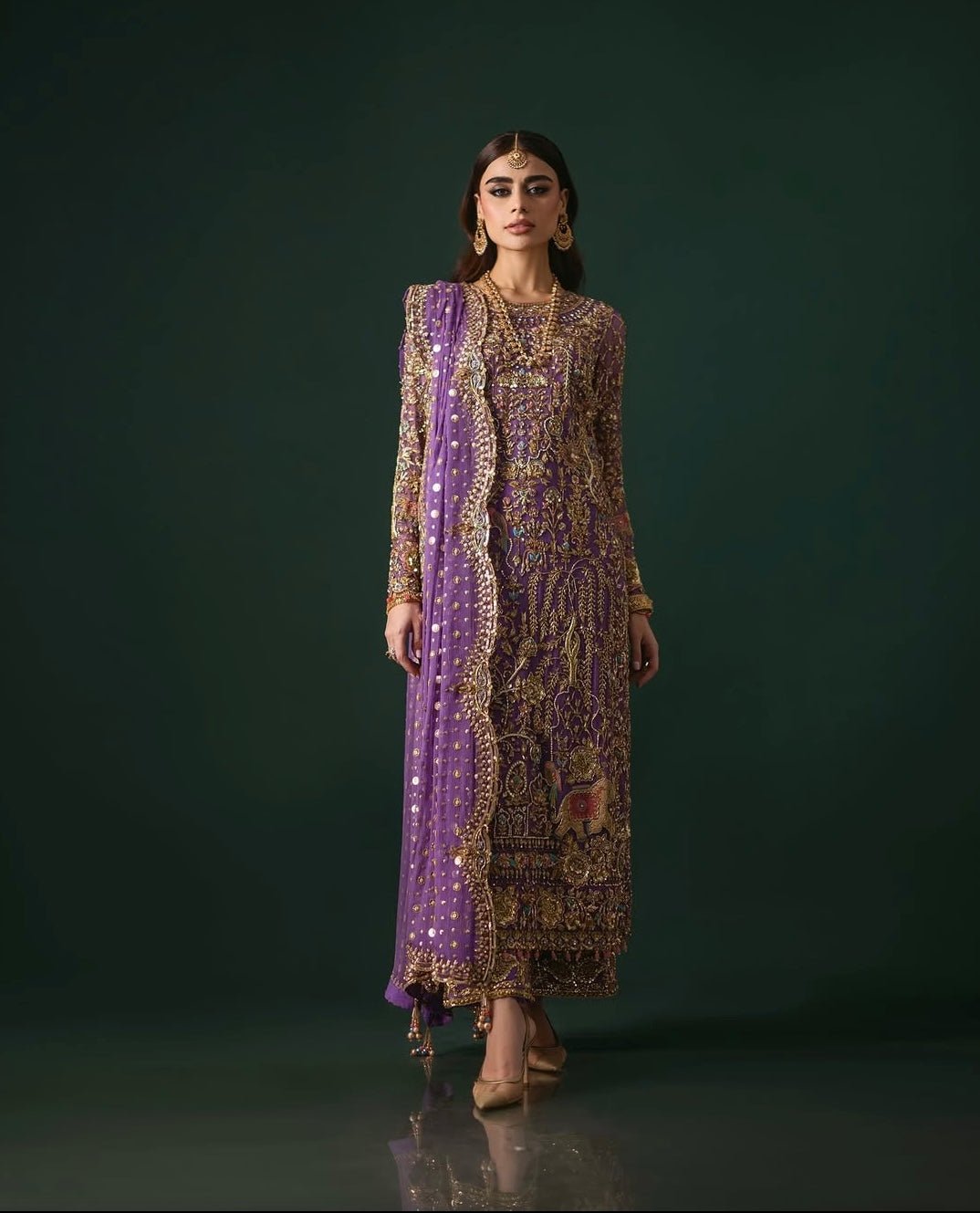 Nomi Ansari Couture ensemble - Sadaf Kanwal - Eemie's Studio