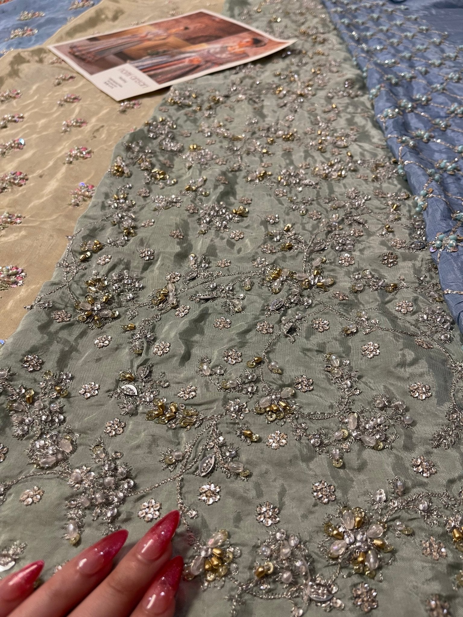Nomi Ansari - Maryam Nawaz Pastel outfit - Eemie's Studio