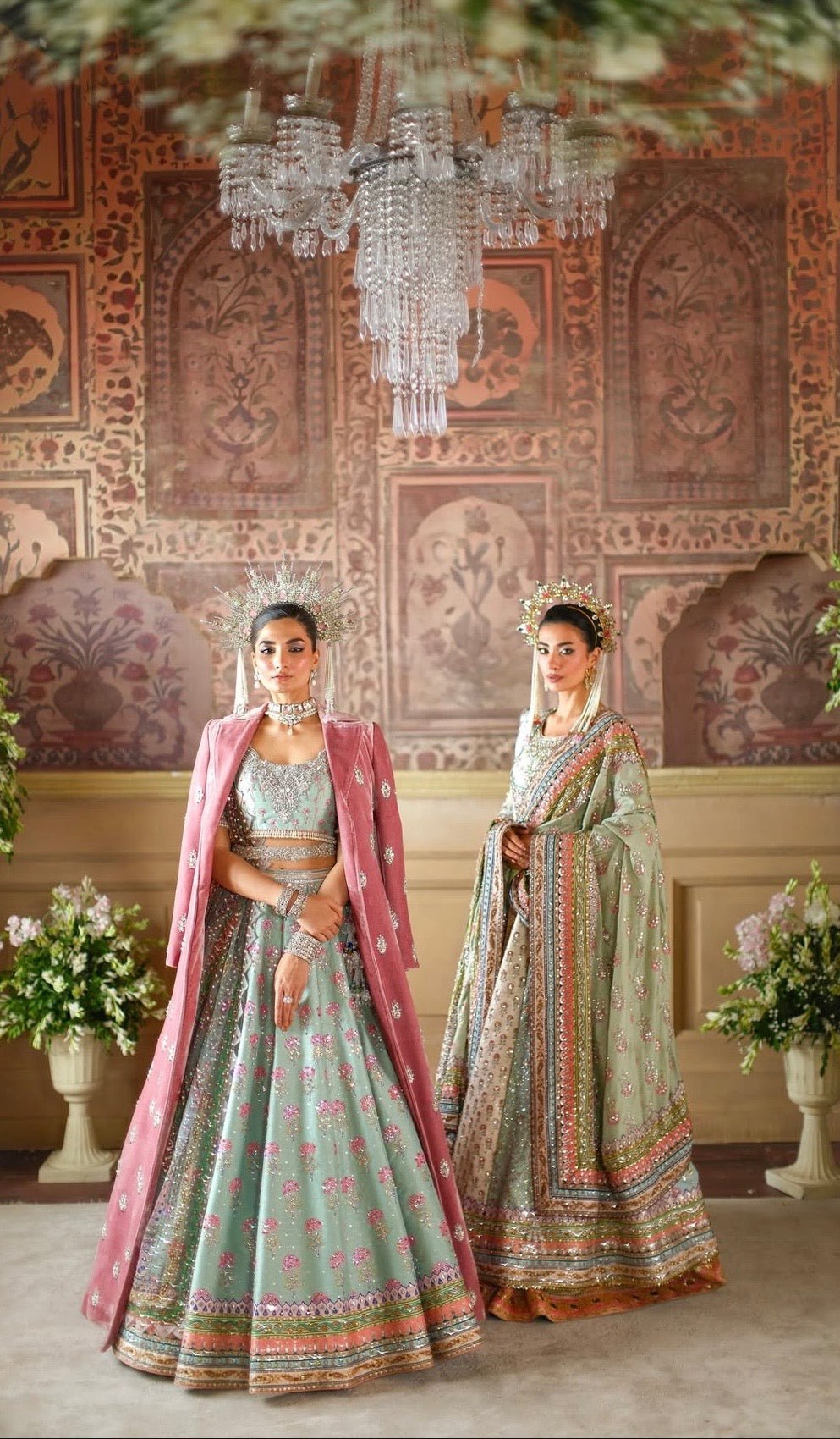 Nomi Ansari - Maryam Nawaz Pastel outfit - Eemie's Studio