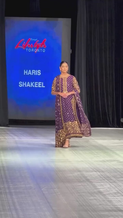 Haris Shakeel Brides - Purple