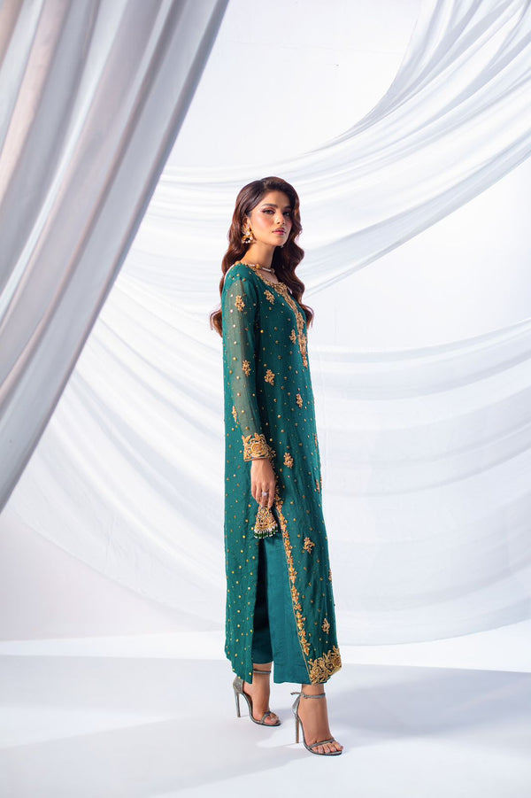 Sehrish Nadeem - Green kamdani - Eemie's Studio