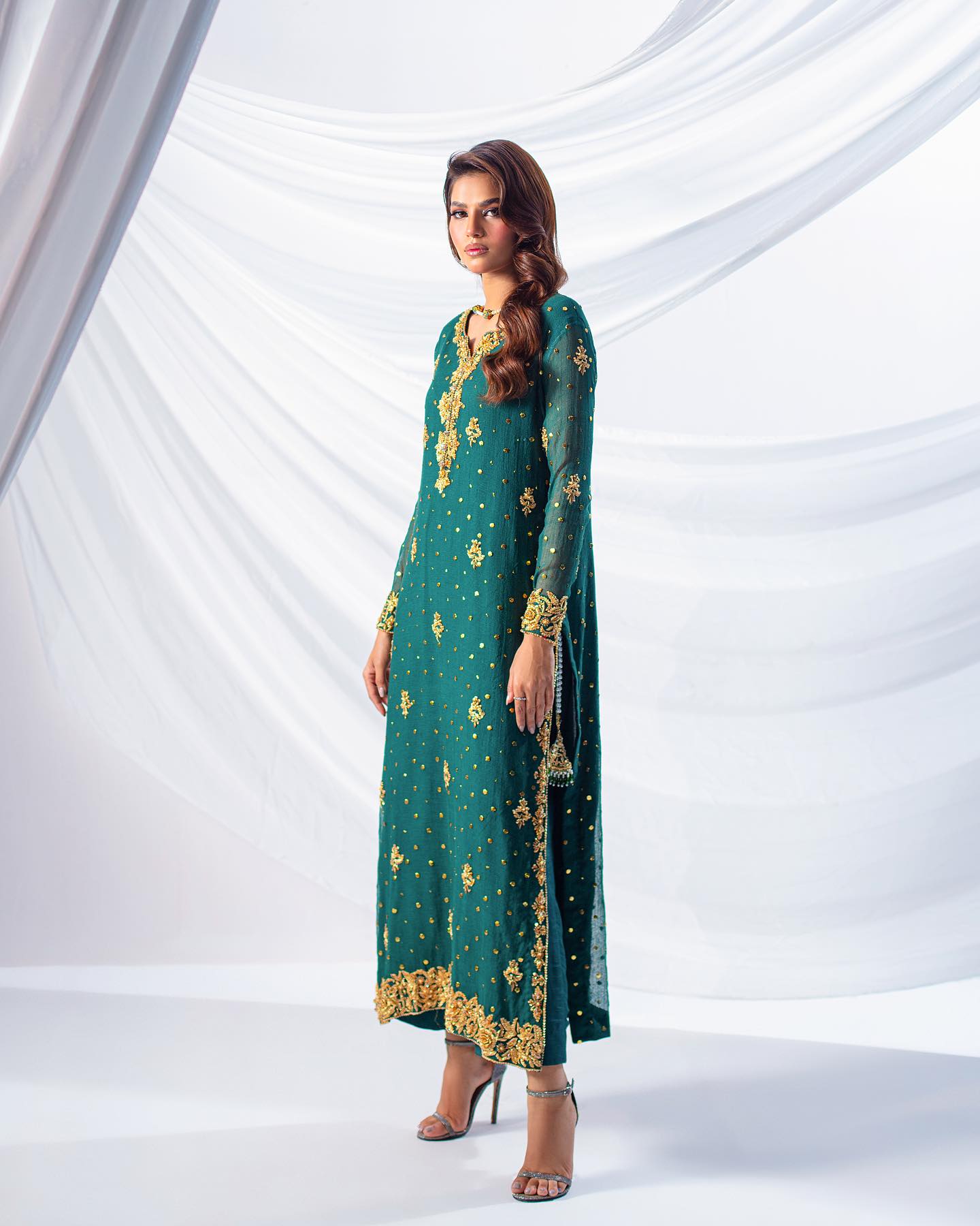 Sehrish Nadeem - Green kamdani Secondary image
