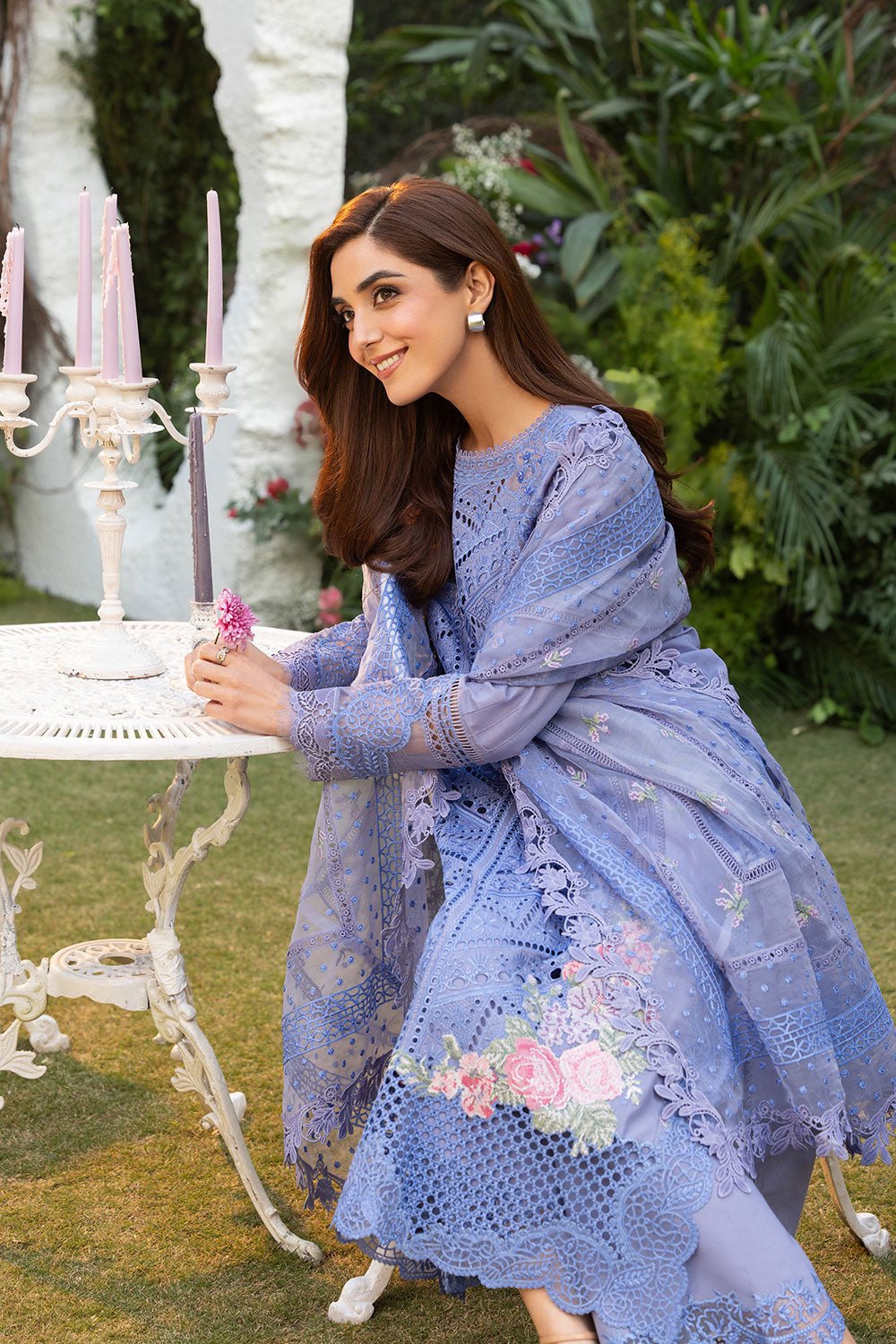 Sobia Nazir Luxury Lawn - 10B - Eemie's Studio