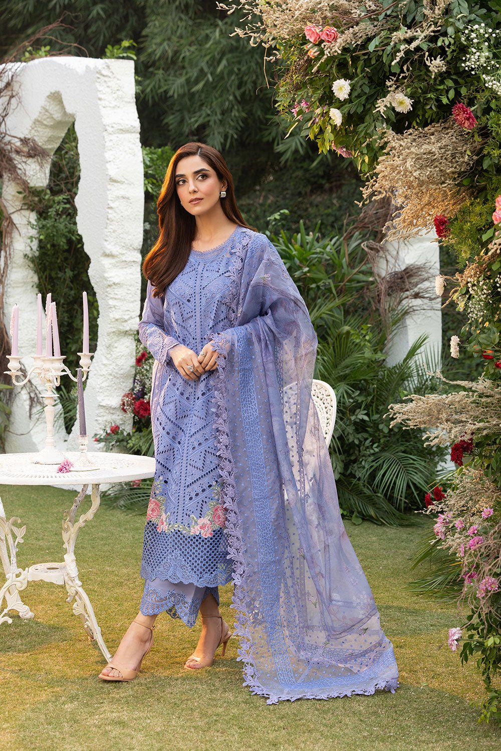 Sobia Nazir Luxury Lawn - 10B - Eemie's Studio