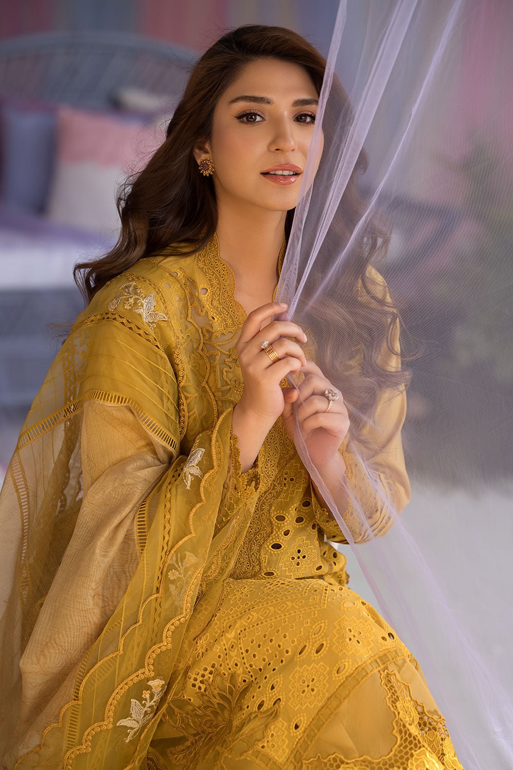 Sobia Nazir Luxury Lawn - 1A - Eemie's Studio