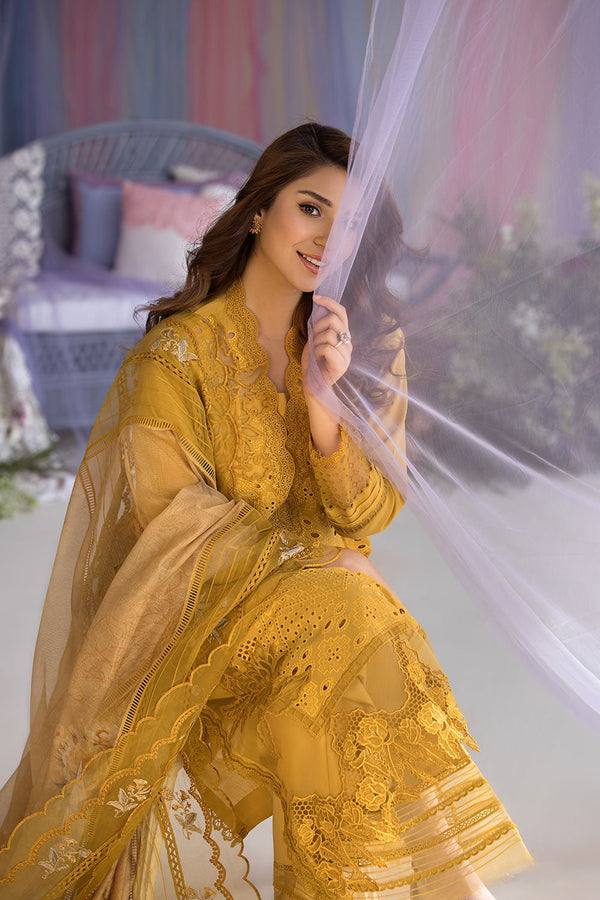 Sobia Nazir Luxury Lawn - 1A - Eemie's Studio