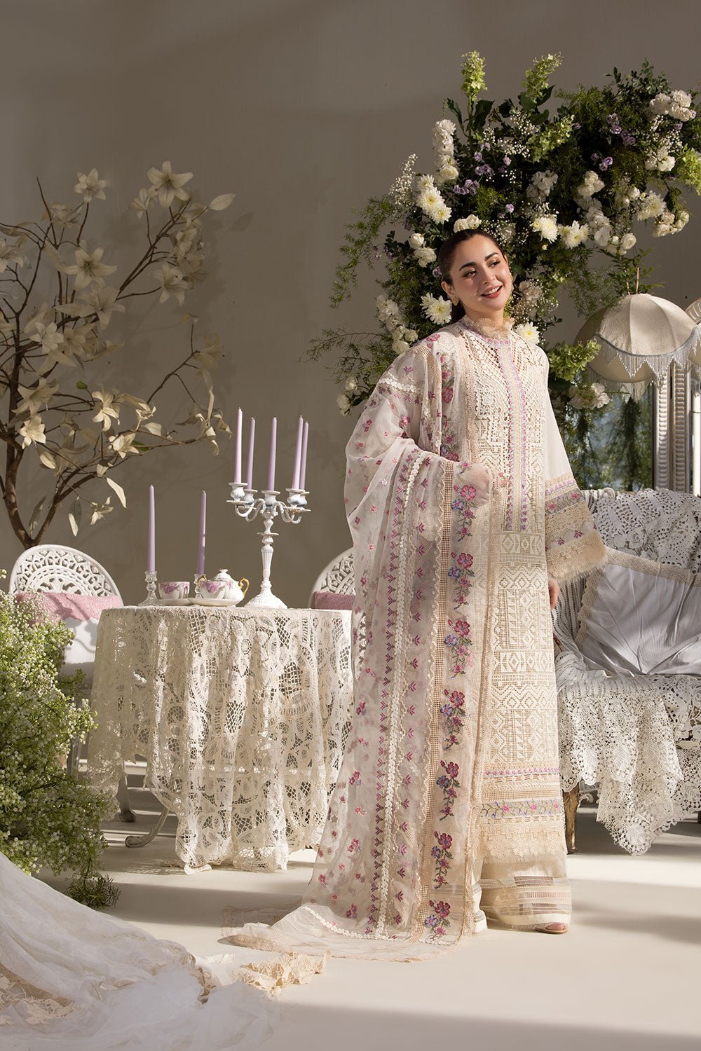 Sobia Nazir Luxury Lawn 2025 - 11B - Eemie's Studio