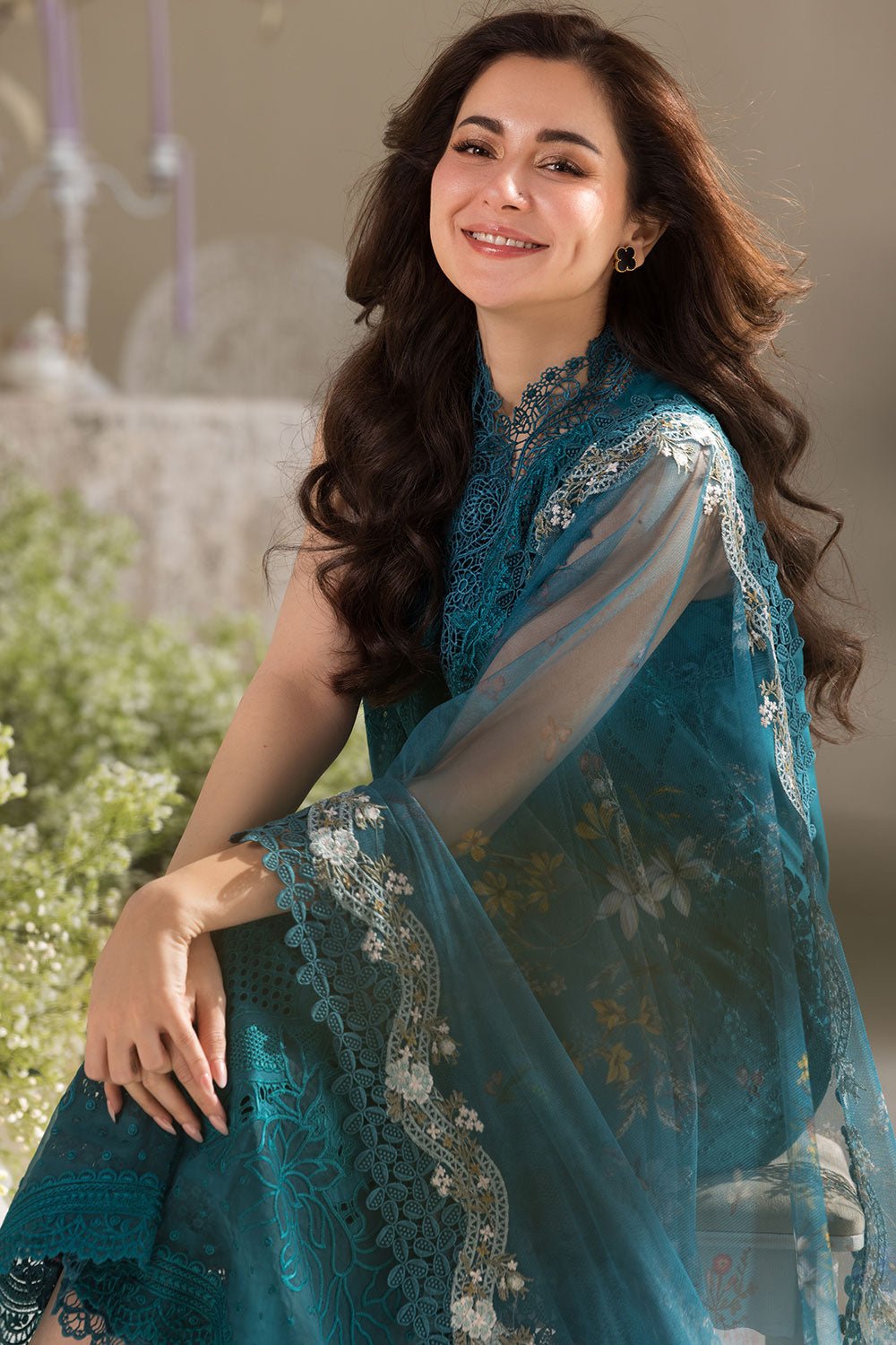 Sobia Nazir Luxury Lawn - 2A - Eemie's Studio