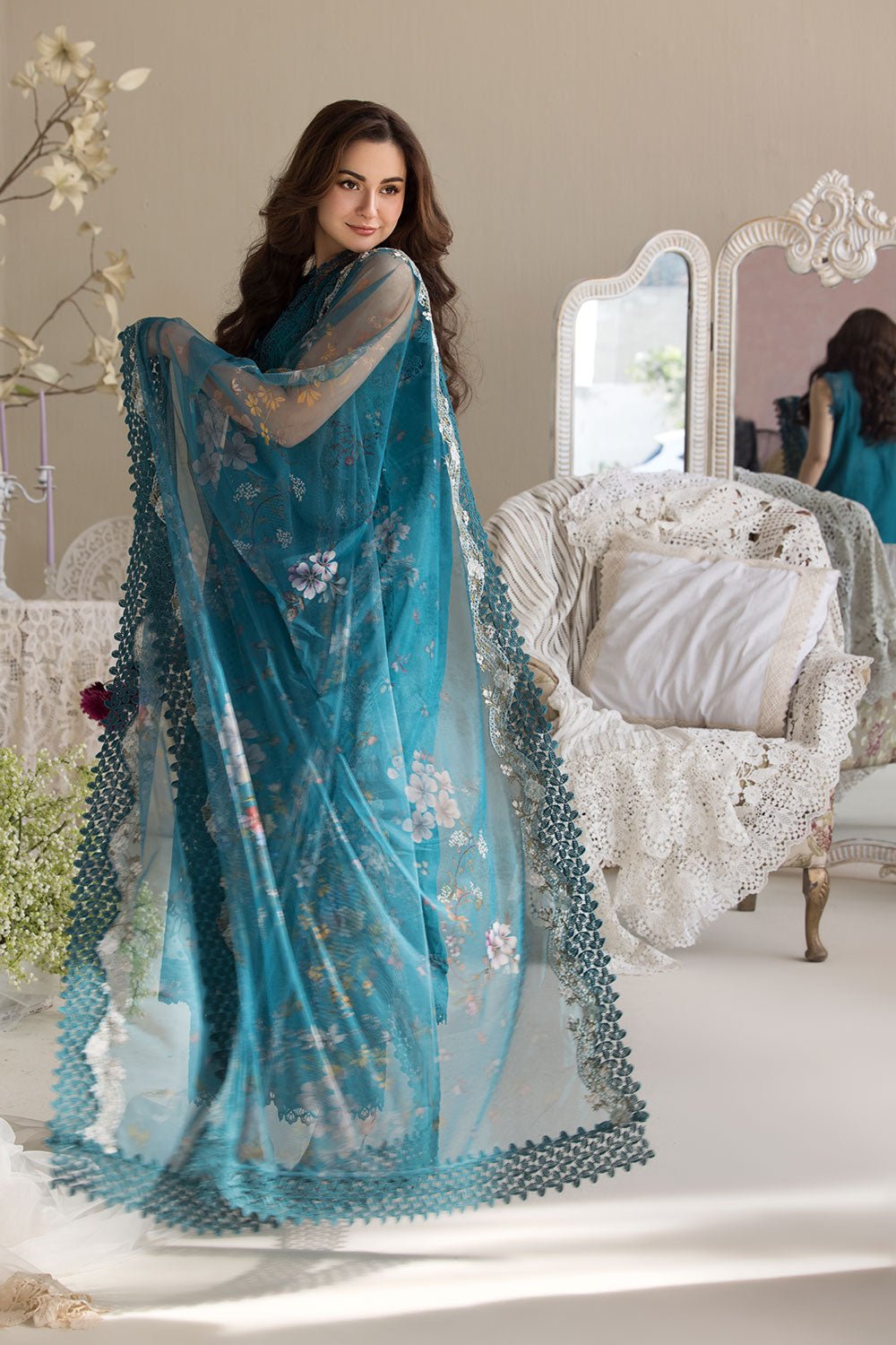 Sobia Nazir Luxury Lawn - 2A - Eemie's Studio