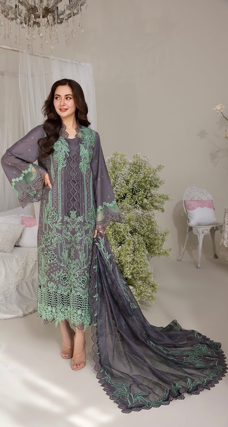 Sobia Nazir Luxury Lawn - 3B - Eemie's Studio