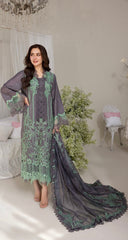 Sobia Nazir Luxury Lawn - 3B - Eemie's Studio